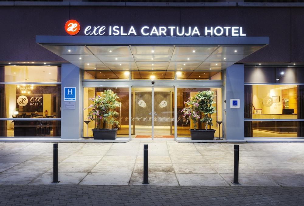 Exe Isla Cartuja Hotel Sevilla Buitenkant foto